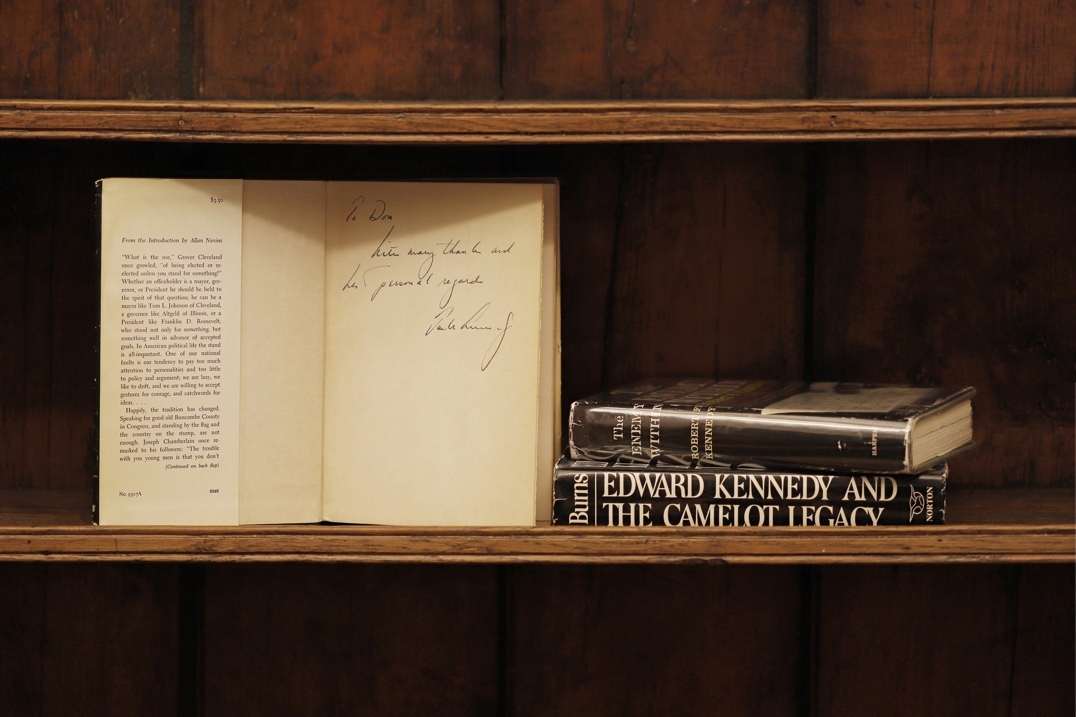 Edward Moore "Ted" Kennedy (Signed) (£400-600); Kennedy, Robert F (Signed) (£200-400); Kennedy, John F (Signed) (£2000-4000)